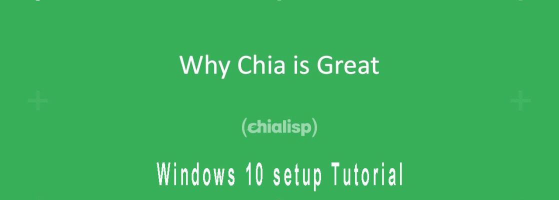 chialisp win 10 setup tutorial